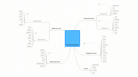 Mind Map: Instrumentengruppen